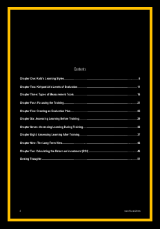 Thumbnail: Measuring Results from Training eBook
