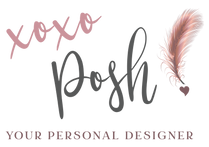 Sincerely Posh Logo_XOXO Your Personal Designer
