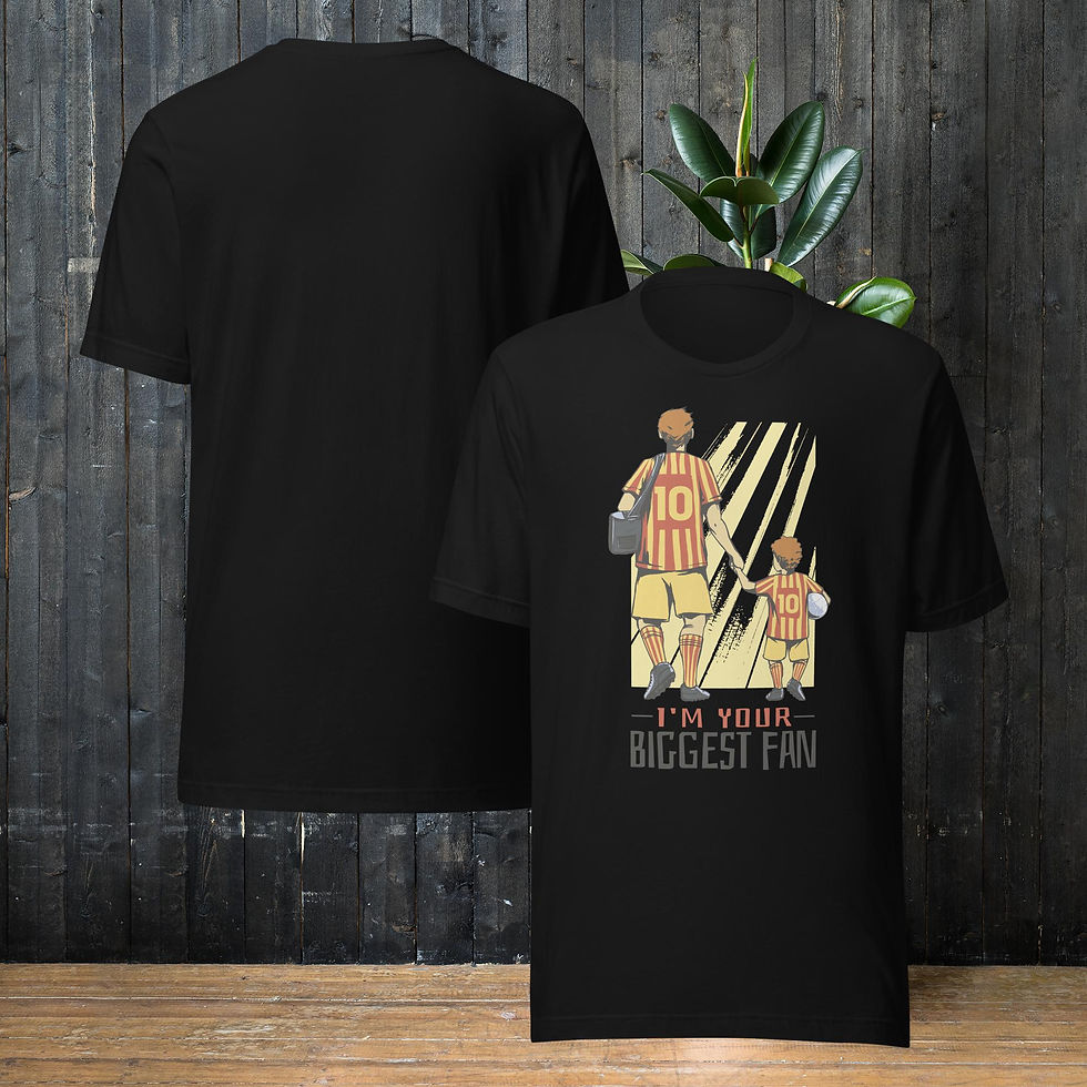 Thumbnail: Soccer Father and Son Unisex T-Shirt