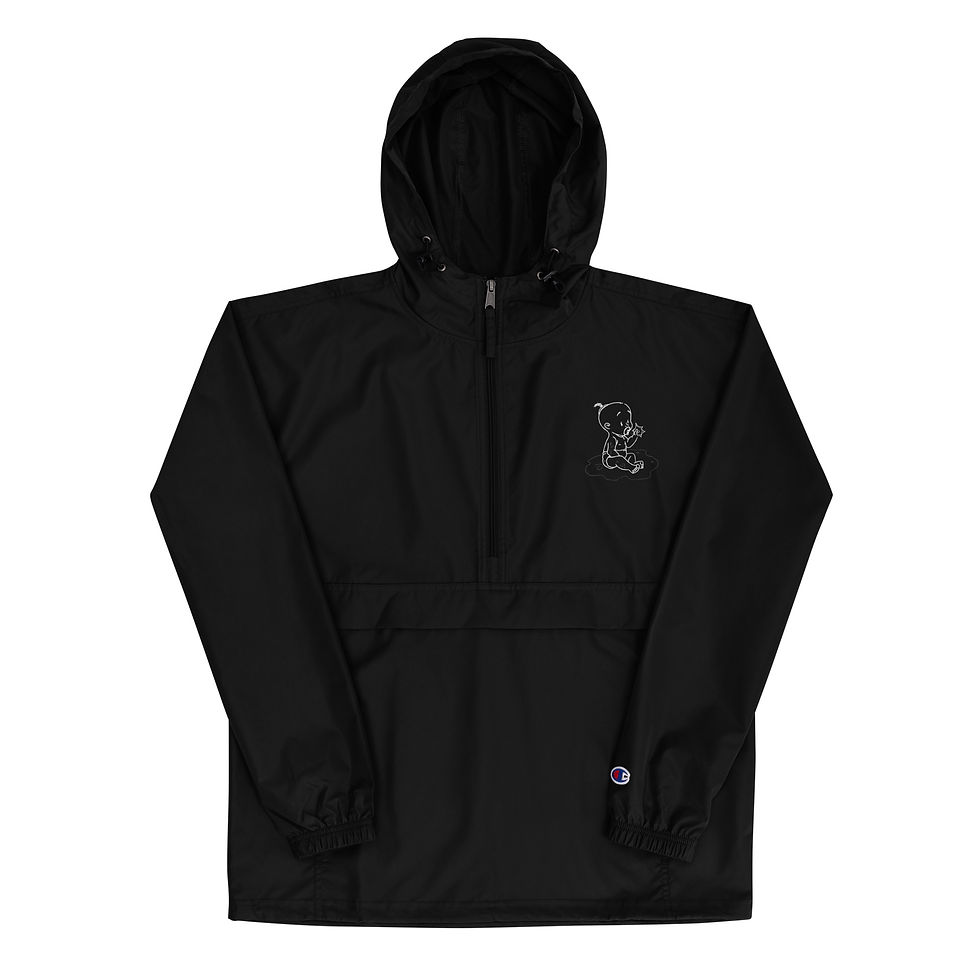 Thumbnail: Mud Babies Logo Embroidered Champion Packable Jacket 