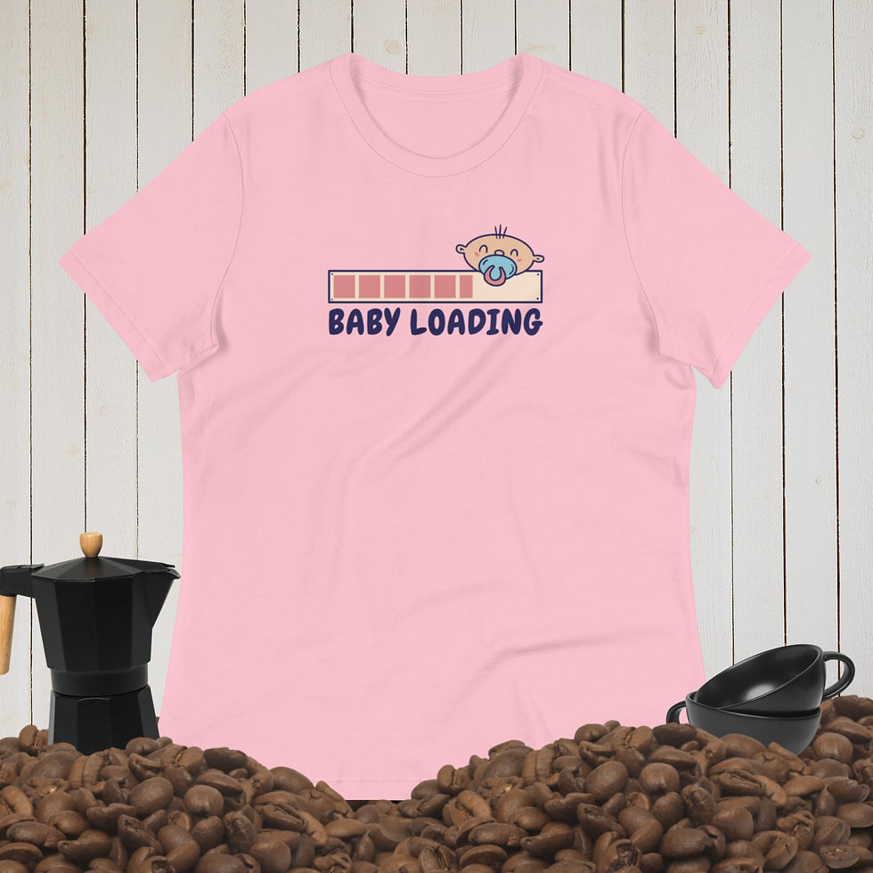Thumbnail: Baby Loading Women's Relaxed T-Shirt