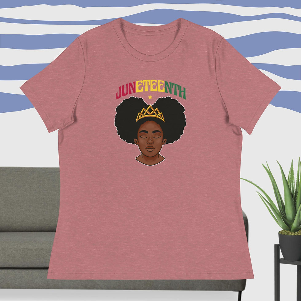 Thumbnail: Juneteenth Girl Women's Relaxed T-Shirt