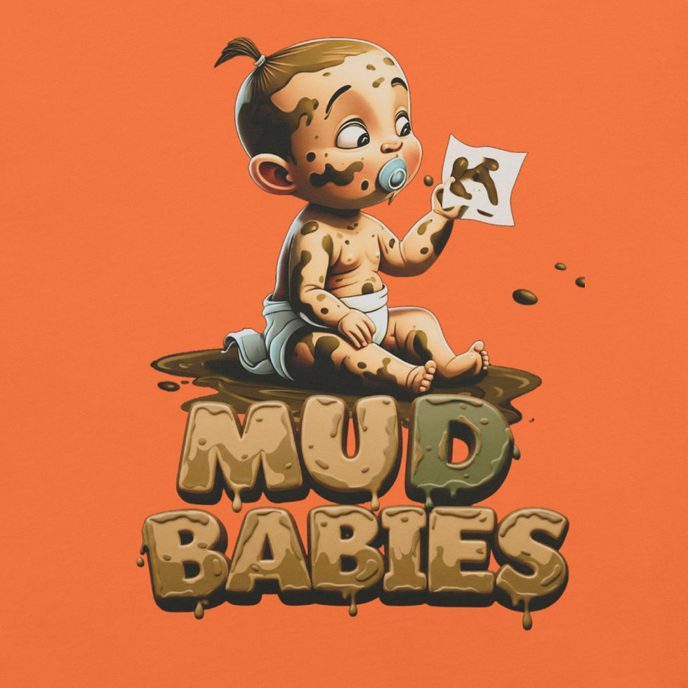 Thumbnail: Mud Babies Custom Print Unisex T-Shirt