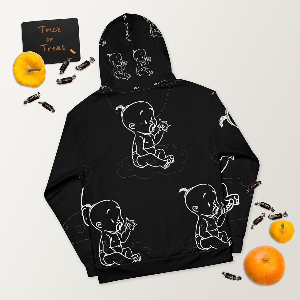 Thumbnail: Mud Babies Invert Logo Unisex Hoodie