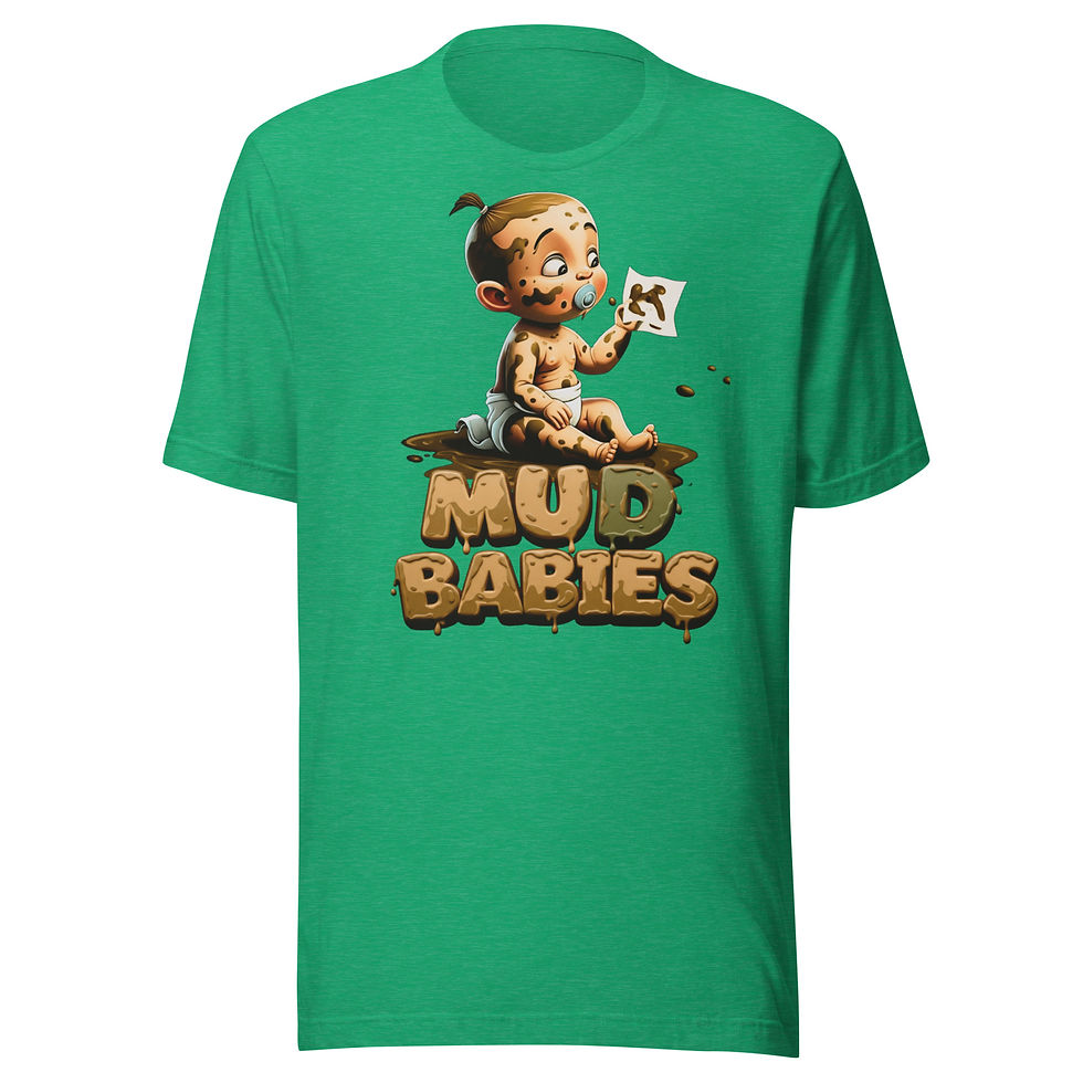 Thumbnail: Mud Babies Custom Print Unisex T-Shirt