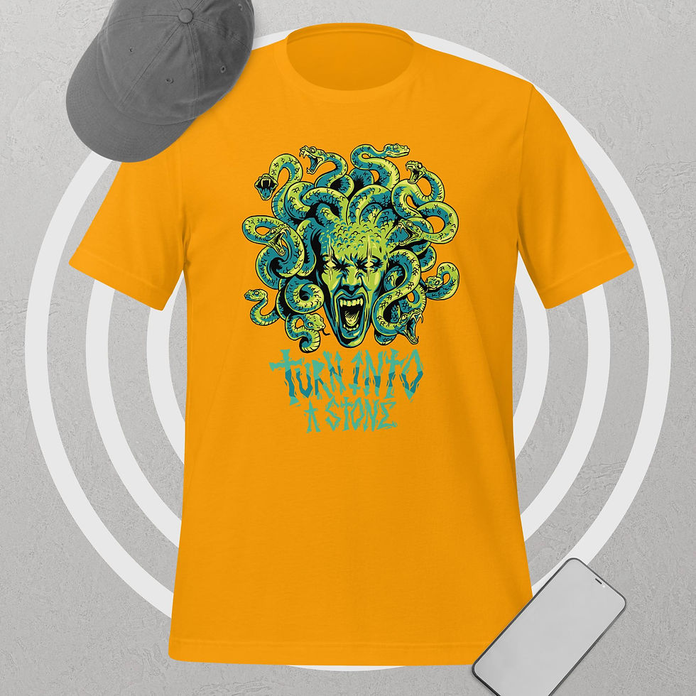 Thumbnail: Medusa Mythical Greek Monster Unisex T-Shirt