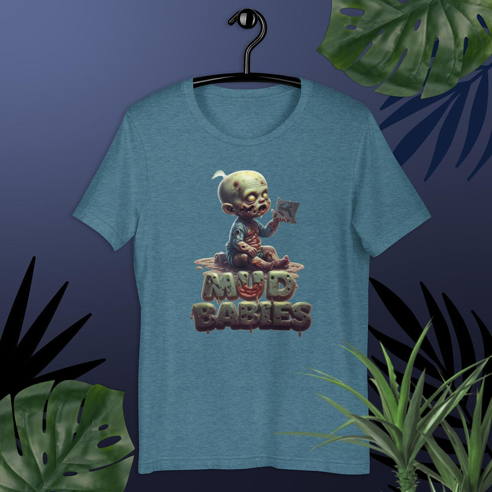 Thumbnail: Mud Babies Zombie1 Custom Print Unisex T-Shirt