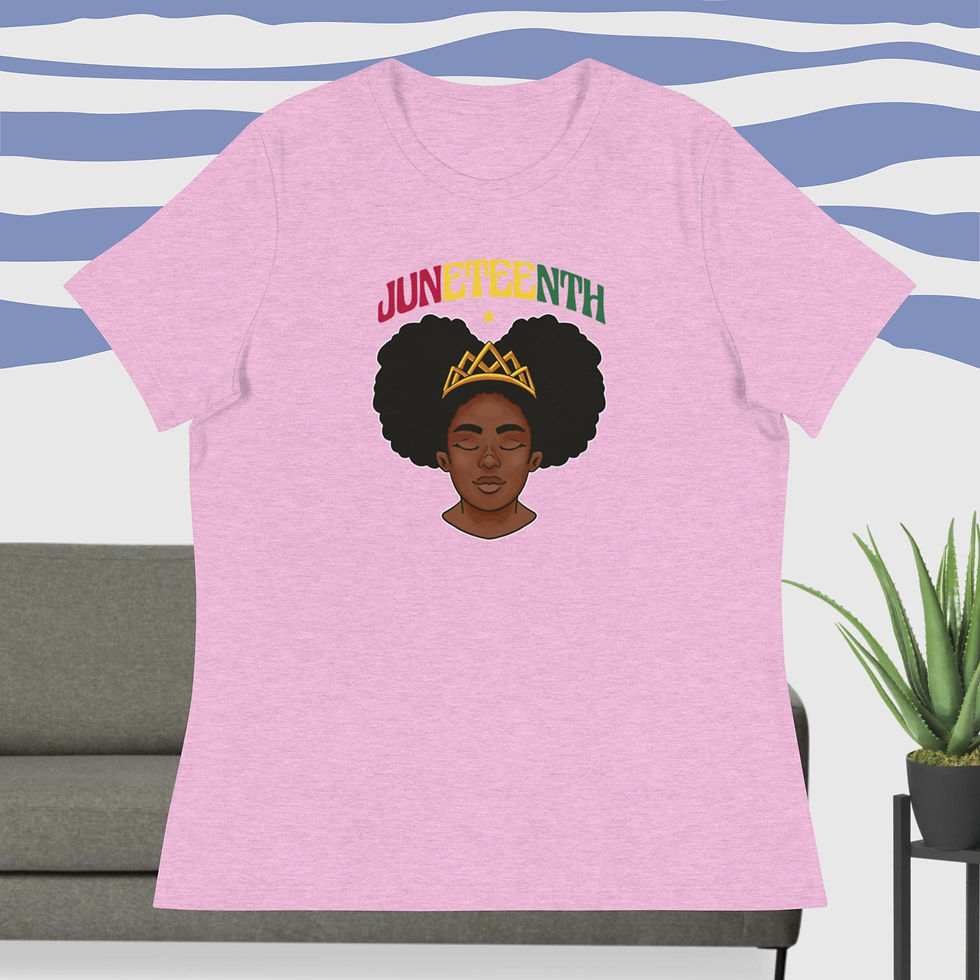 Thumbnail: Juneteenth Girl Women's Relaxed T-Shirt