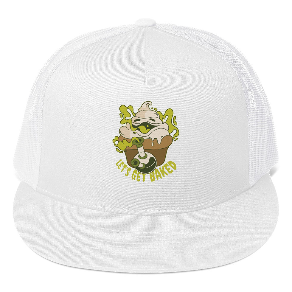 Thumbnail: Let's Get Baked Trucker Cap
