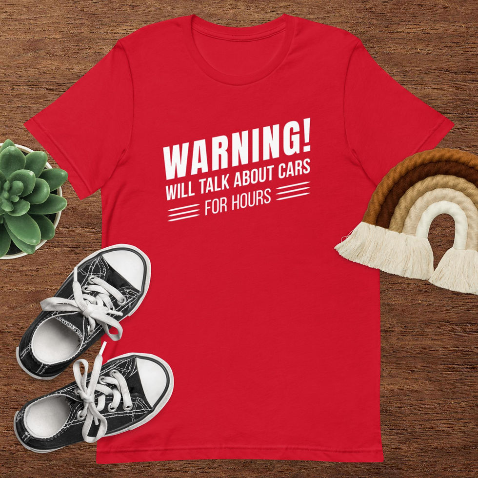 Thumbnail: Will Talk About Cars Unisex T-Shirt