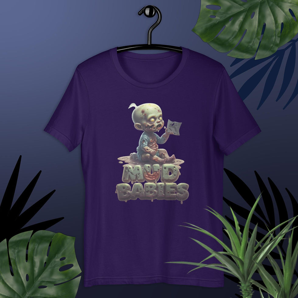Thumbnail: Mud Babies Zombie1 Custom Print Unisex T-Shirt