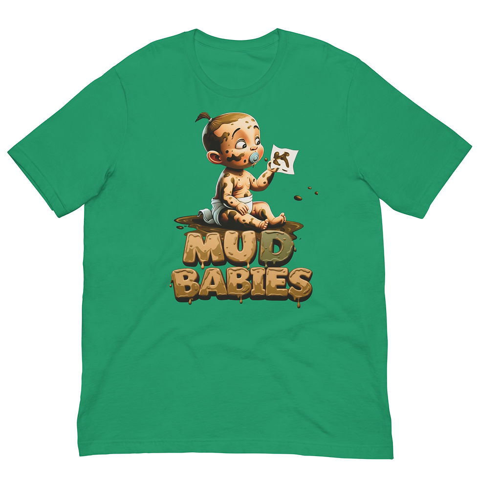 Thumbnail: Mud Babies Custom Print Unisex T-Shirt