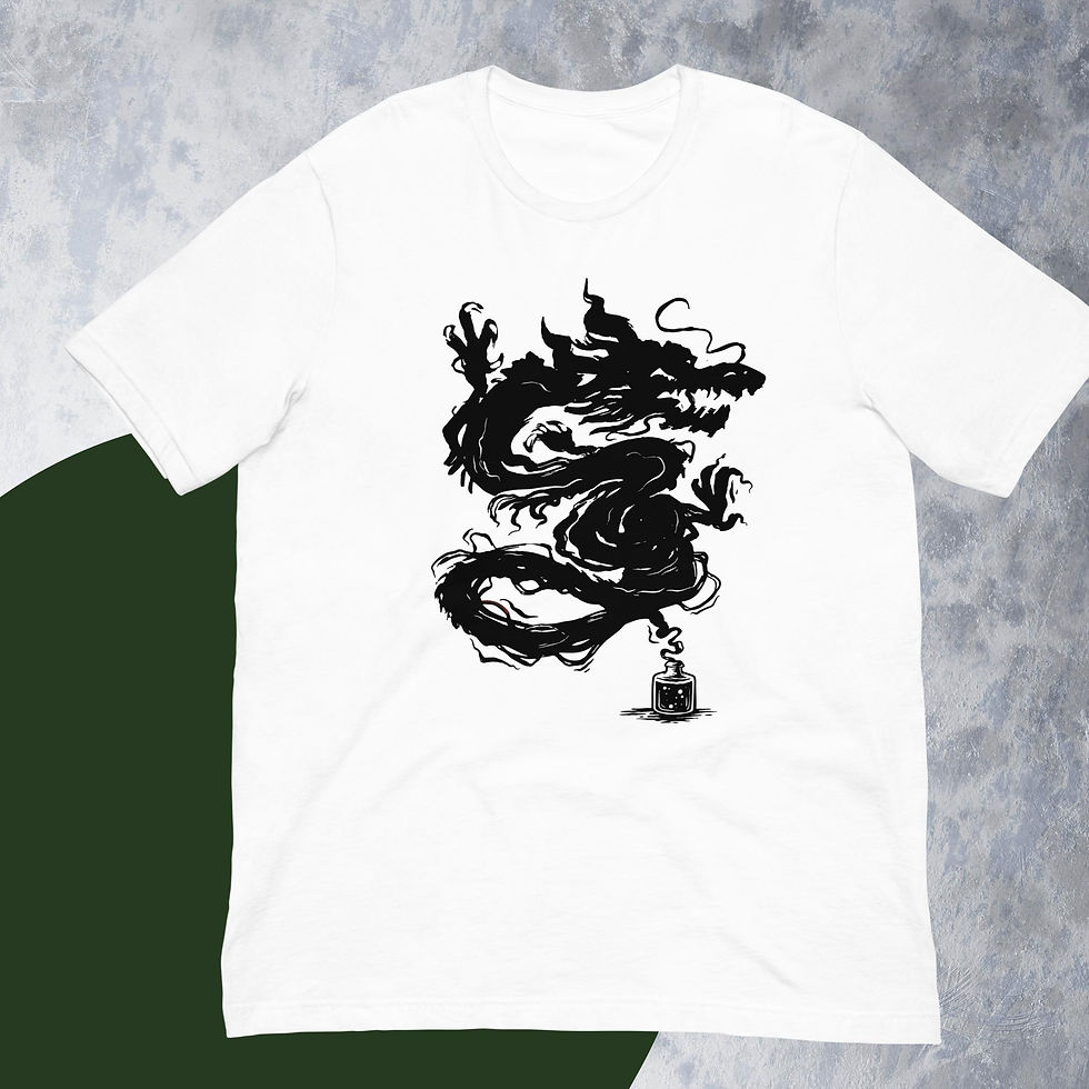 Thumbnail: Ink Dragon Unisex T-Shirt