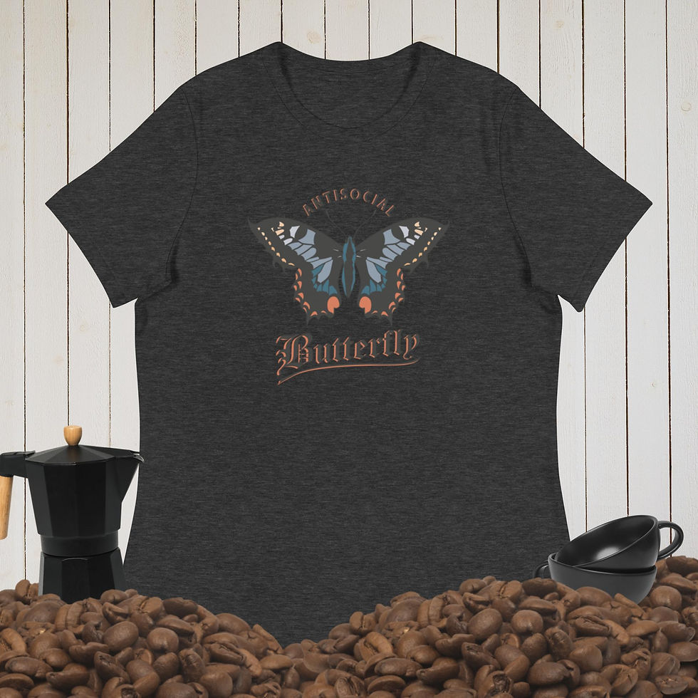 Thumbnail: Great Antisocial Butterfly Women's Relaxed T-Shirt