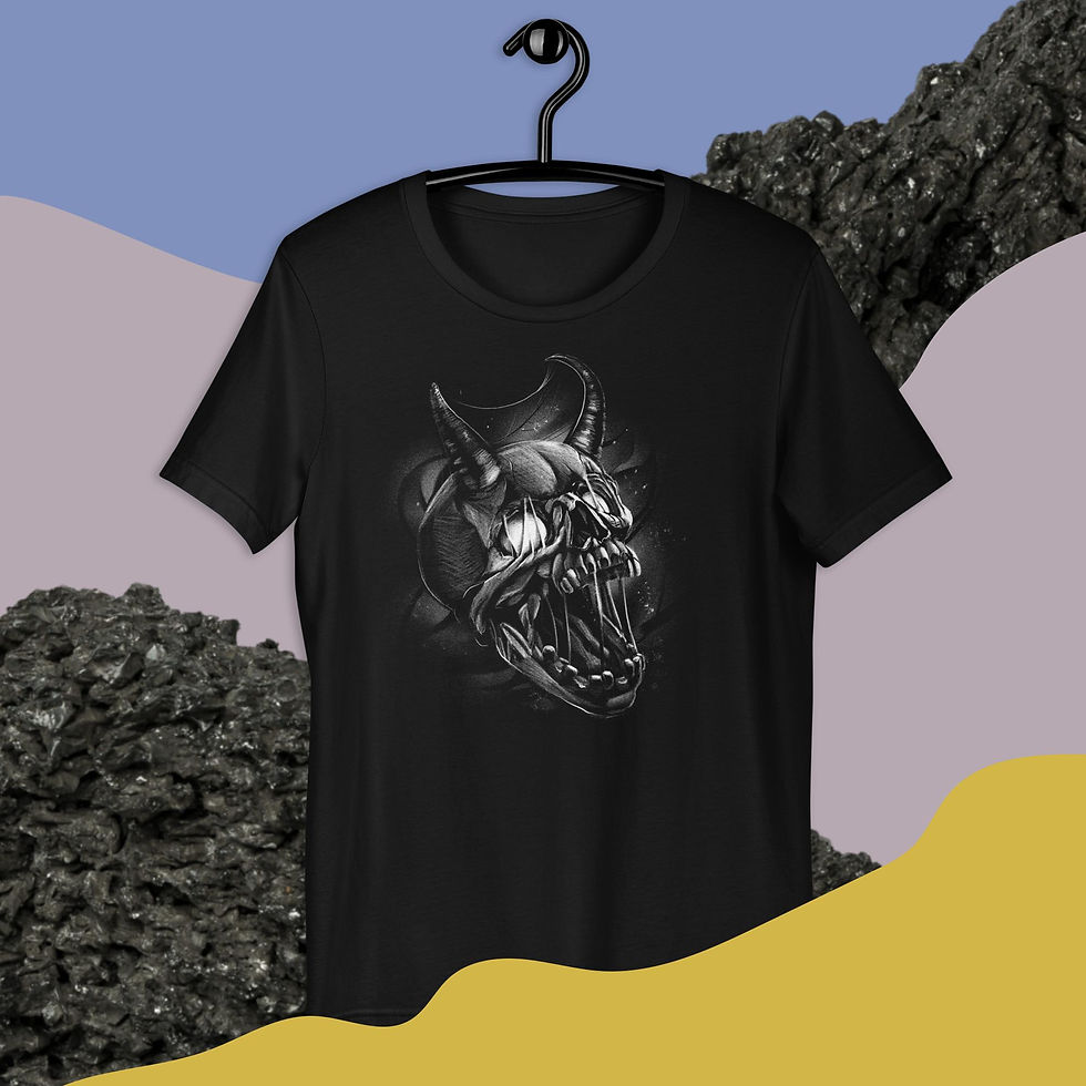 Thumbnail: Demonic Skull Unisex T-Shirt