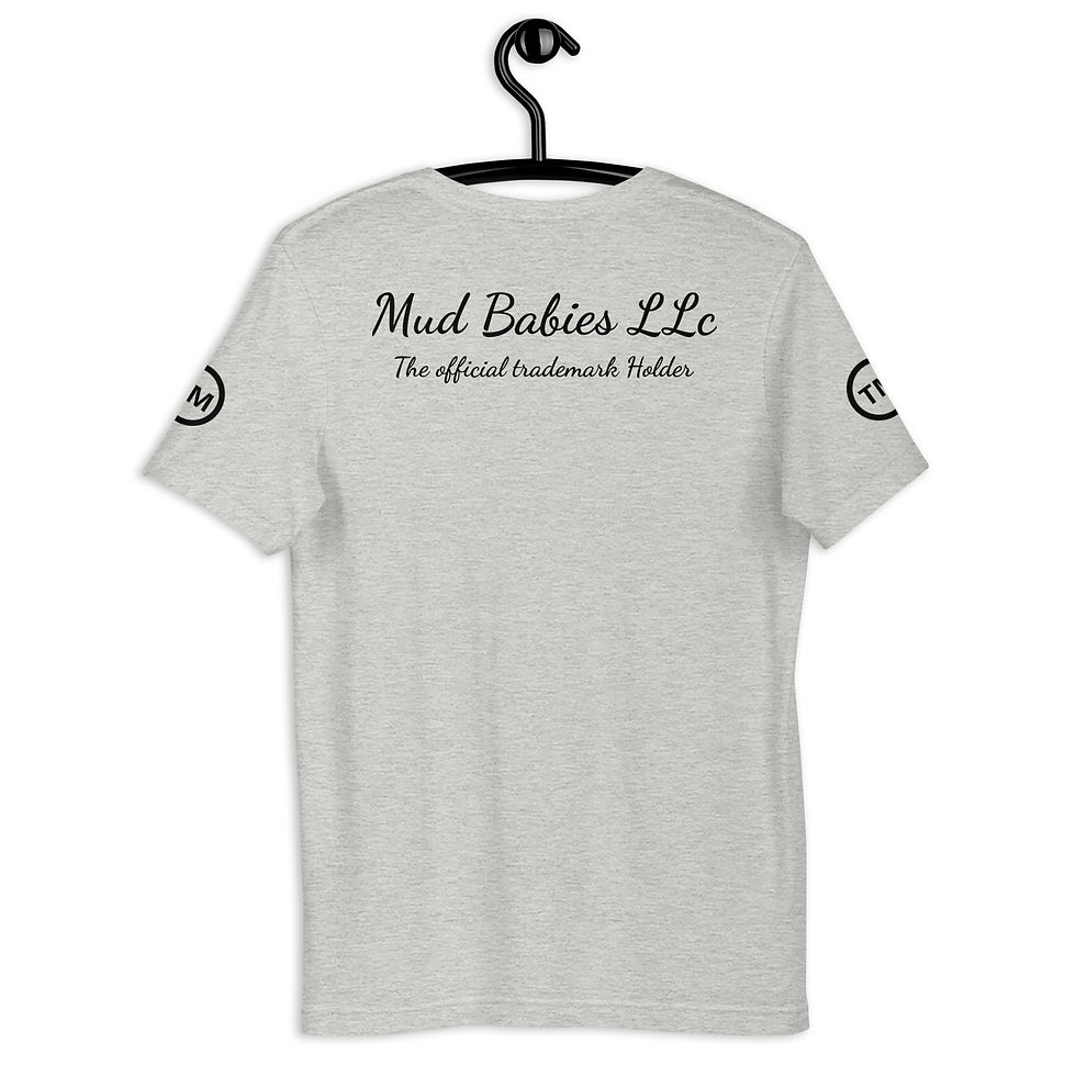 Thumbnail: Mud Babies Black Logo Unisex T-Shirt