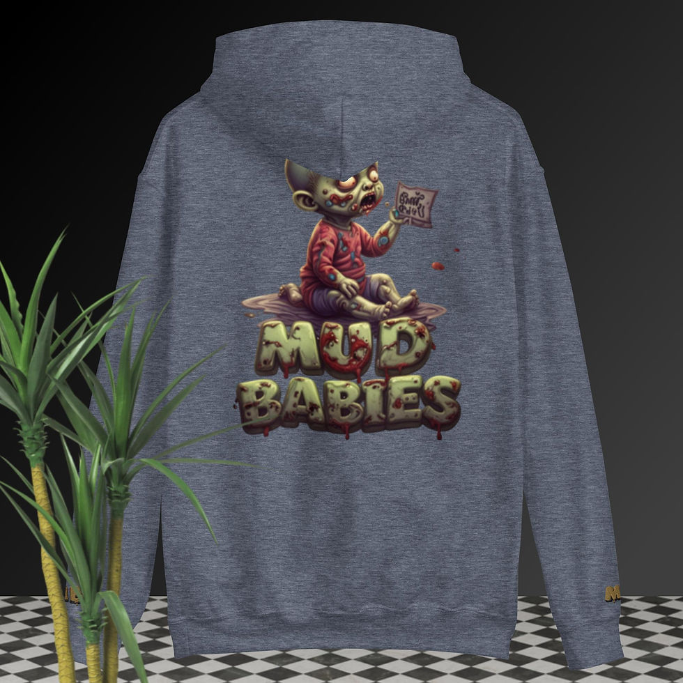 Thumbnail: Mud Babies Zombie 3 Unisex Hoodie