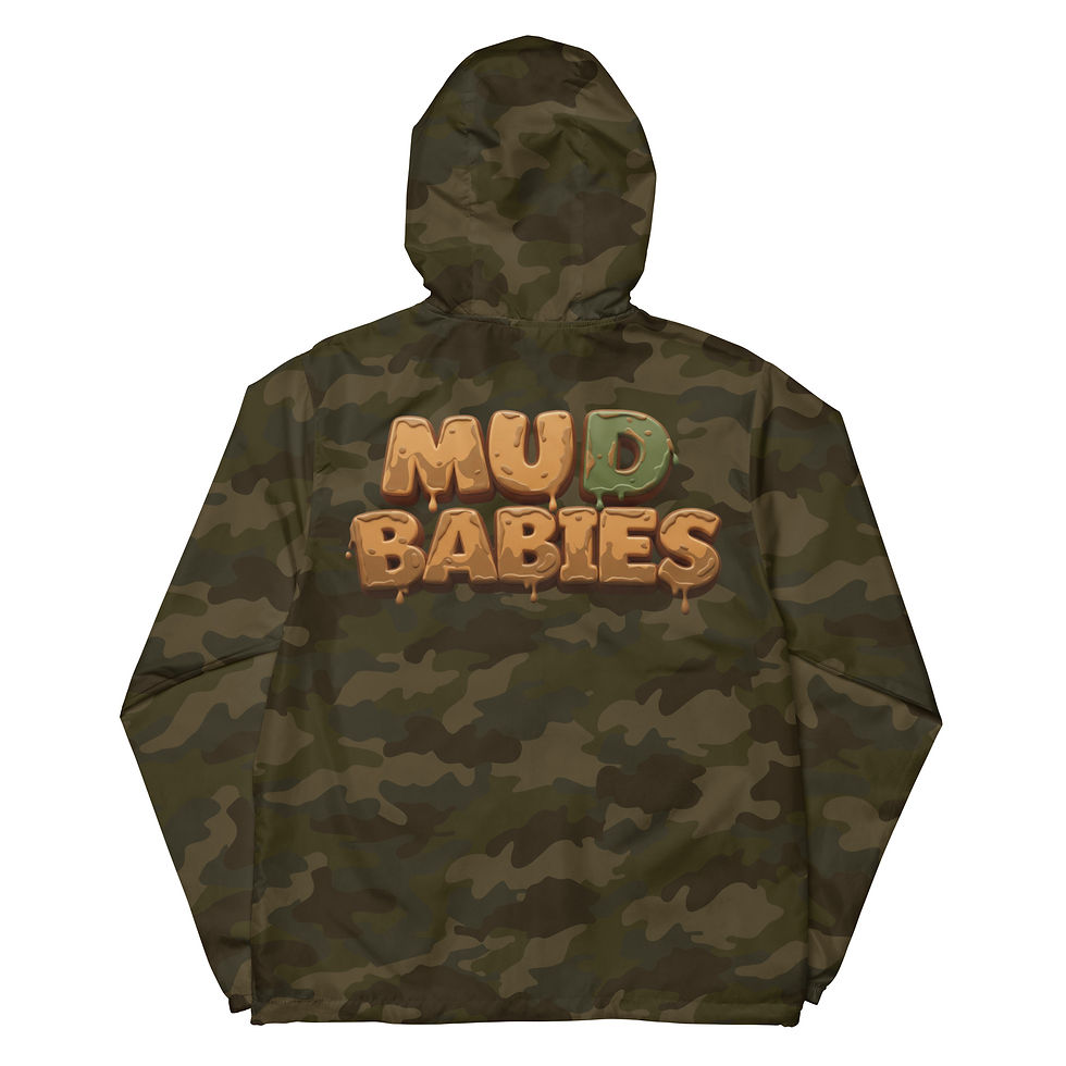 Thumbnail: Mud Babies Unisex Lightweight Zip Up Windbreaker 
