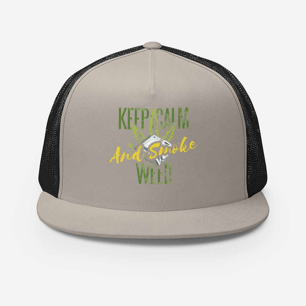 Thumbnail: Keep calm and Smoke Weed Trucker Cap