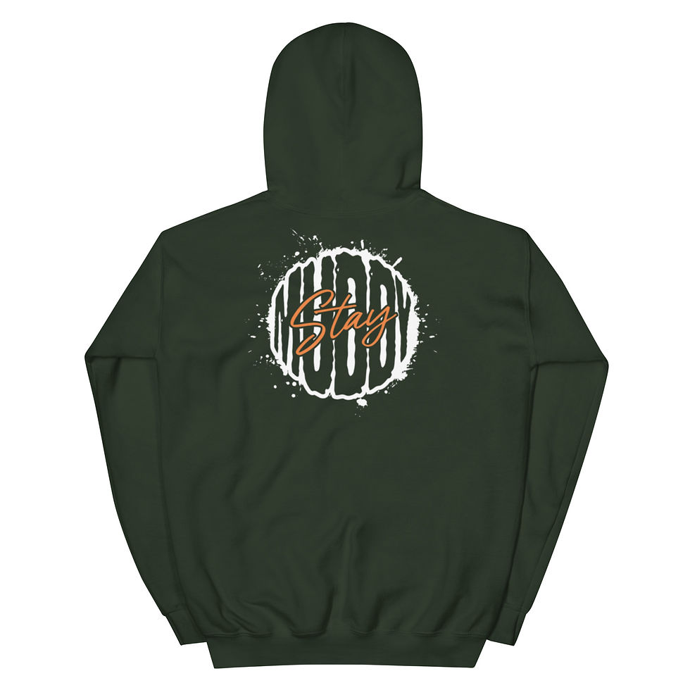 Thumbnail: Mud Babies Splatter Print Unisex Hoodie