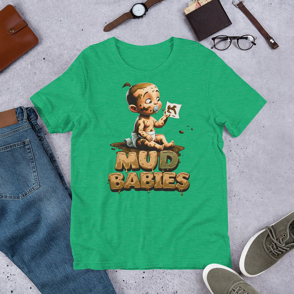 Thumbnail: Mud Babies Custom Print Unisex T-Shirt