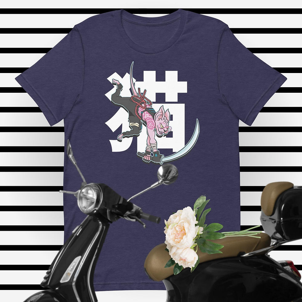 Thumbnail: Sphynx Cat Samurai Unisex T-Shirt