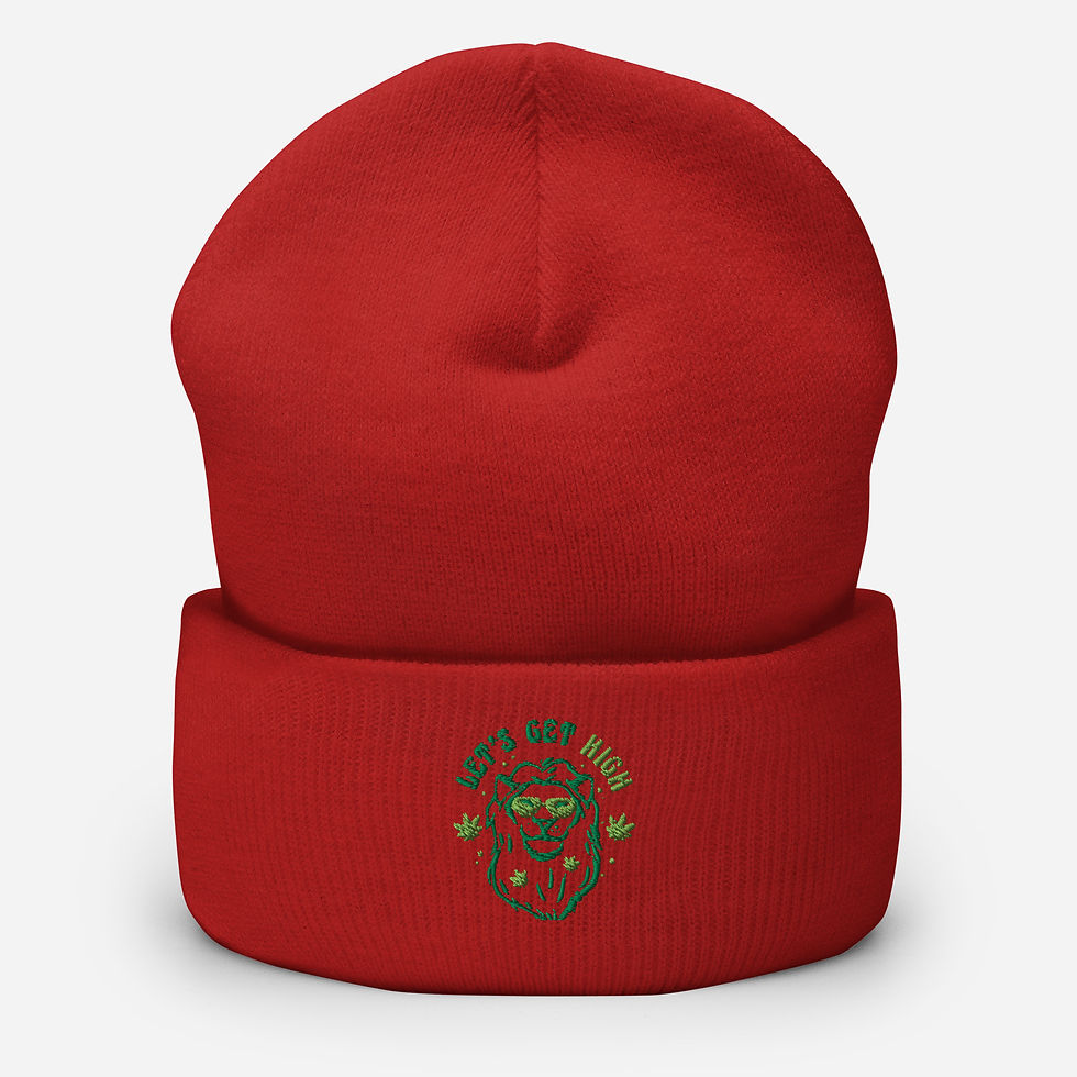 Thumbnail: Let's Get High Cuffed Beanie