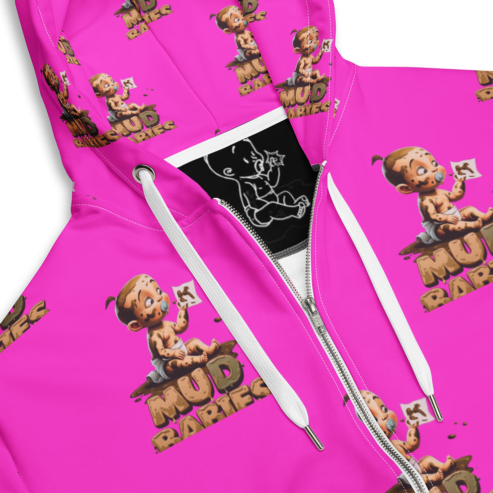 Thumbnail: Mud Babies Unisex Zip-Up Hoodie 