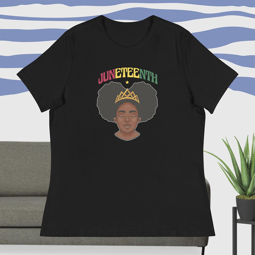 Thumbnail: Juneteenth Girl Women's Relaxed T-Shirt
