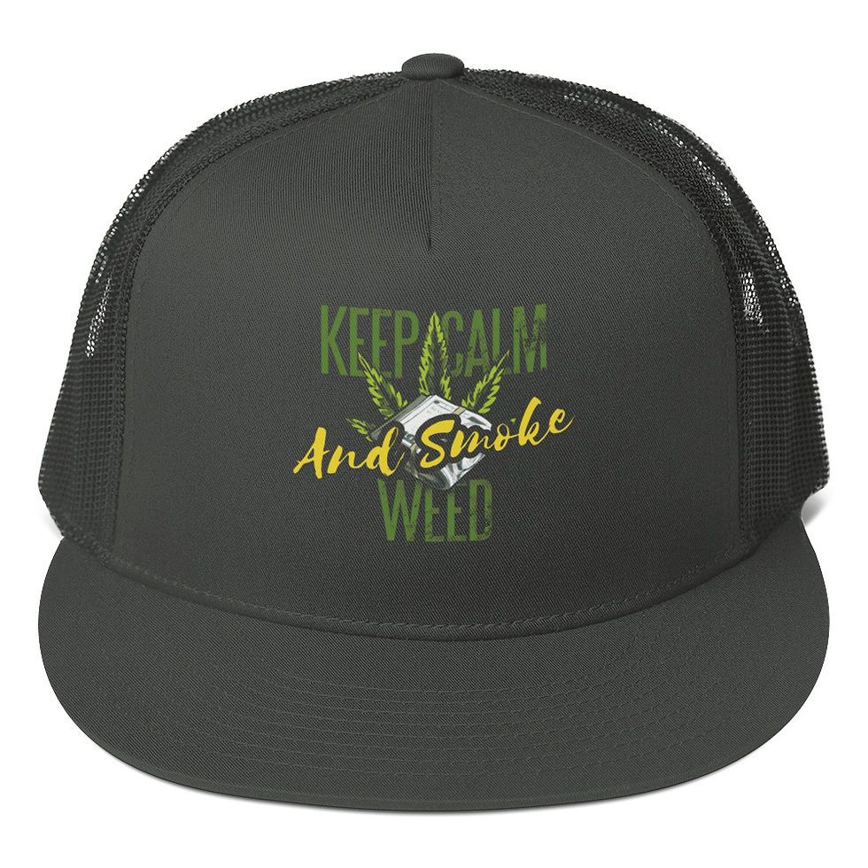 Thumbnail: Keep calm and Smoke Weed Trucker Cap