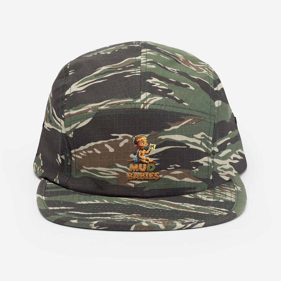 Thumbnail: Mud Babies Custom Print Five Panel Cap