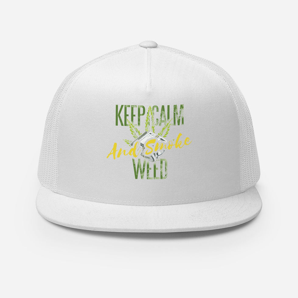 Thumbnail: Keep calm and Smoke Weed Trucker Cap