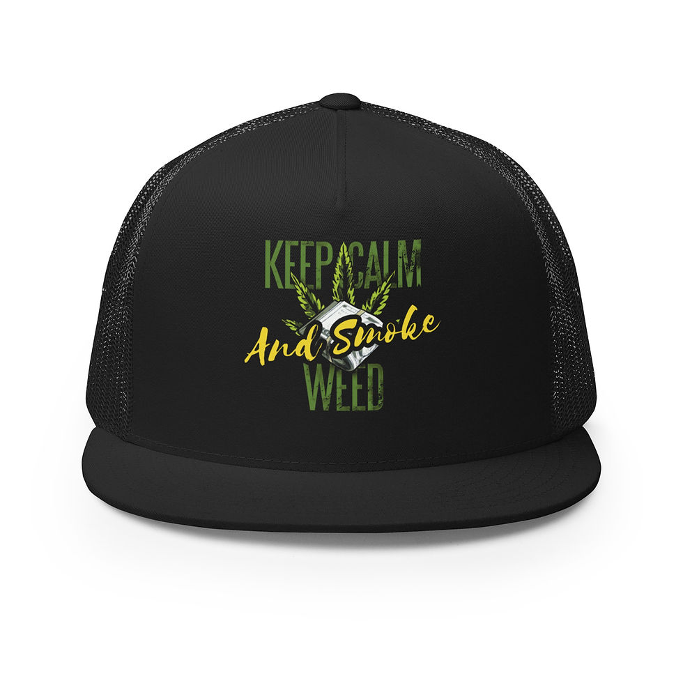 Thumbnail: Keep calm and Smoke Weed Trucker Cap