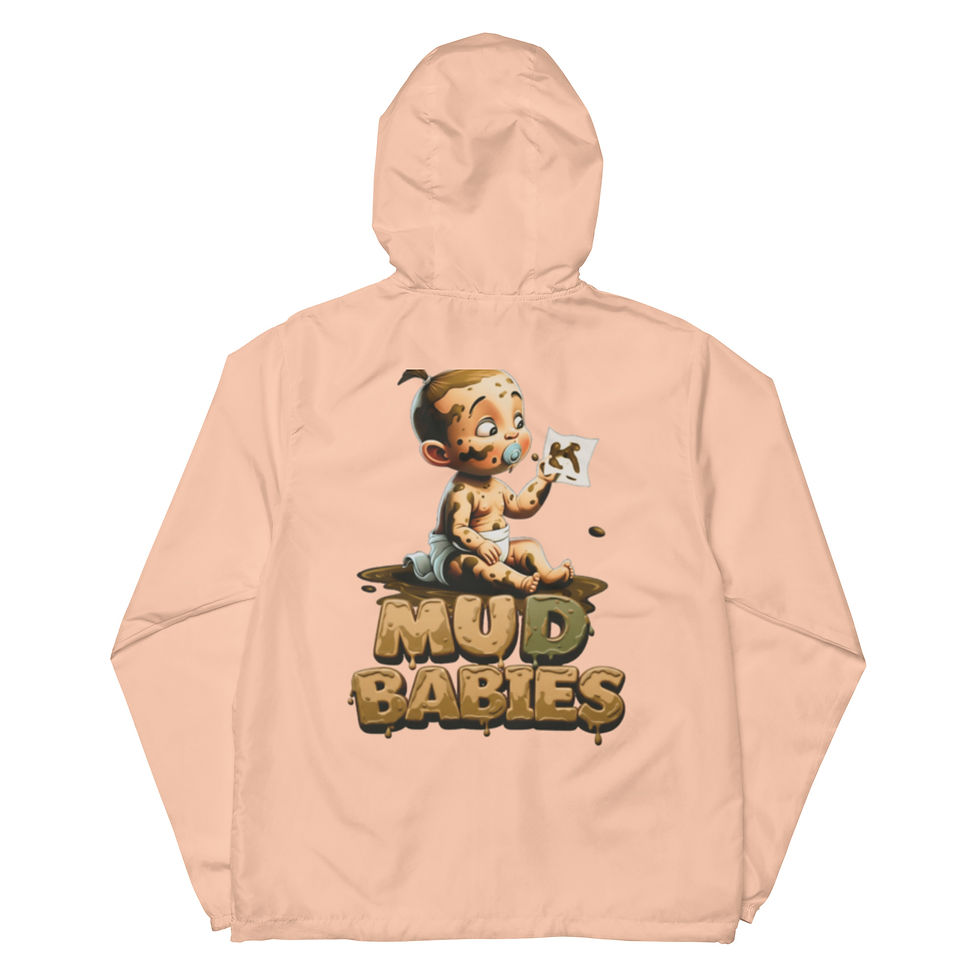 Thumbnail: Mud Babies Unisex Lightweight Zip Up Windbreaker