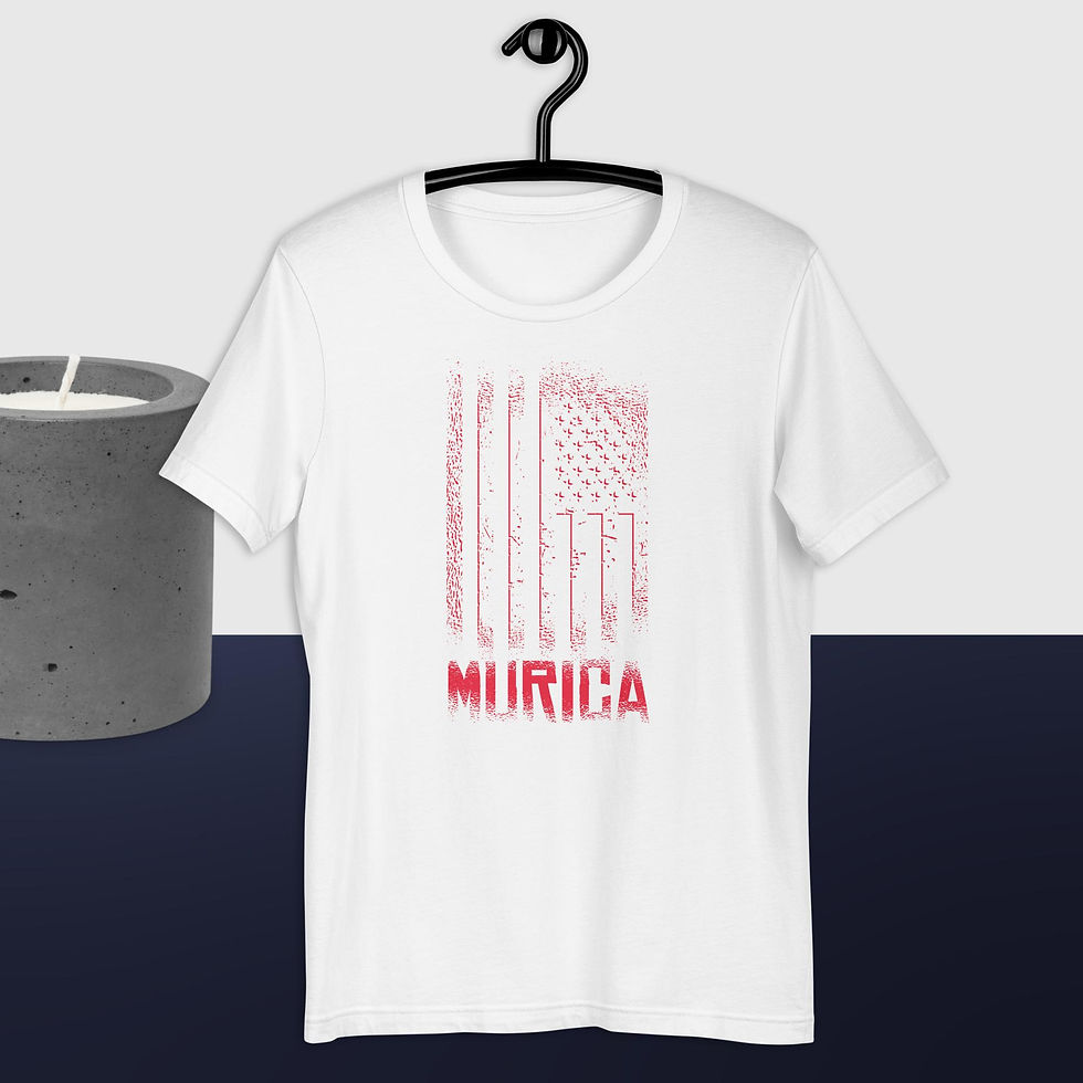 Thumbnail: Murica American Flag Unisex T-Shirt