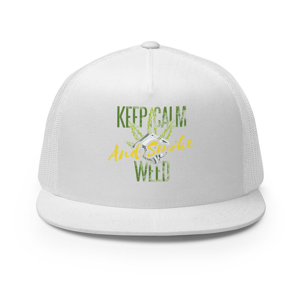 Thumbnail: Keep calm and Smoke Weed Trucker Cap