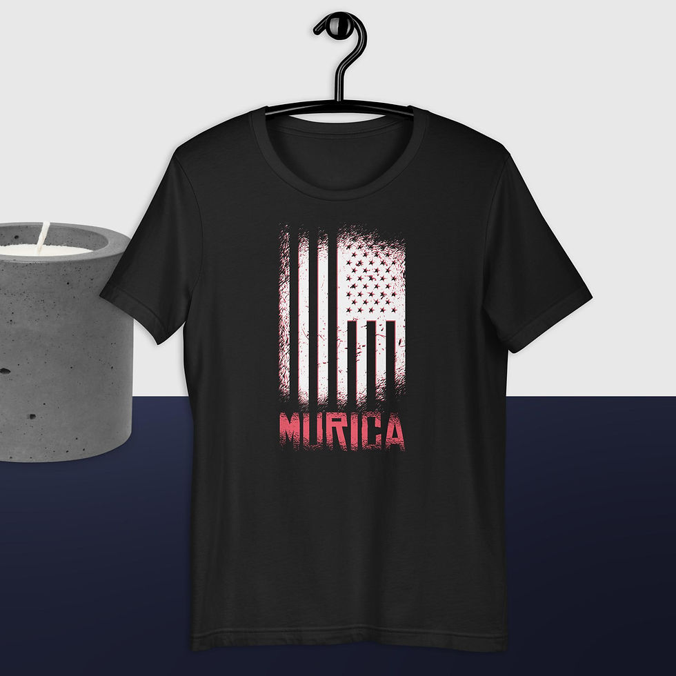 Thumbnail: Murica American Flag Unisex T-Shirt