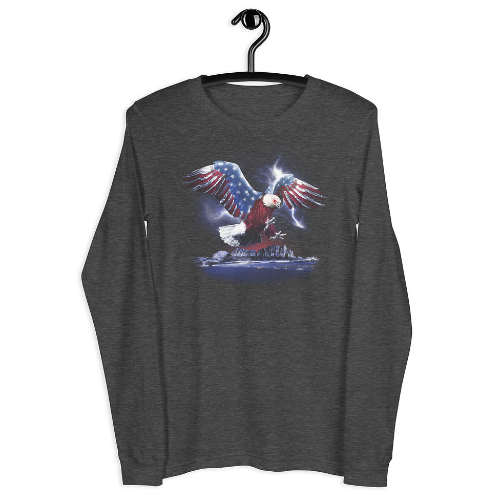 Thumbnail: Cyber Eagle Unisex Long Sleeve Tee