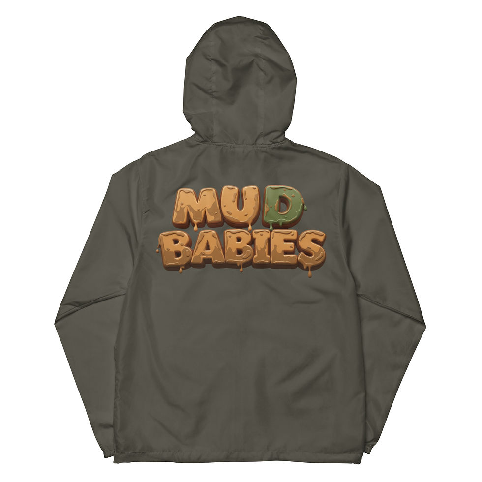 Thumbnail: Mud Babies Unisex Lightweight Zip Up Windbreaker 
