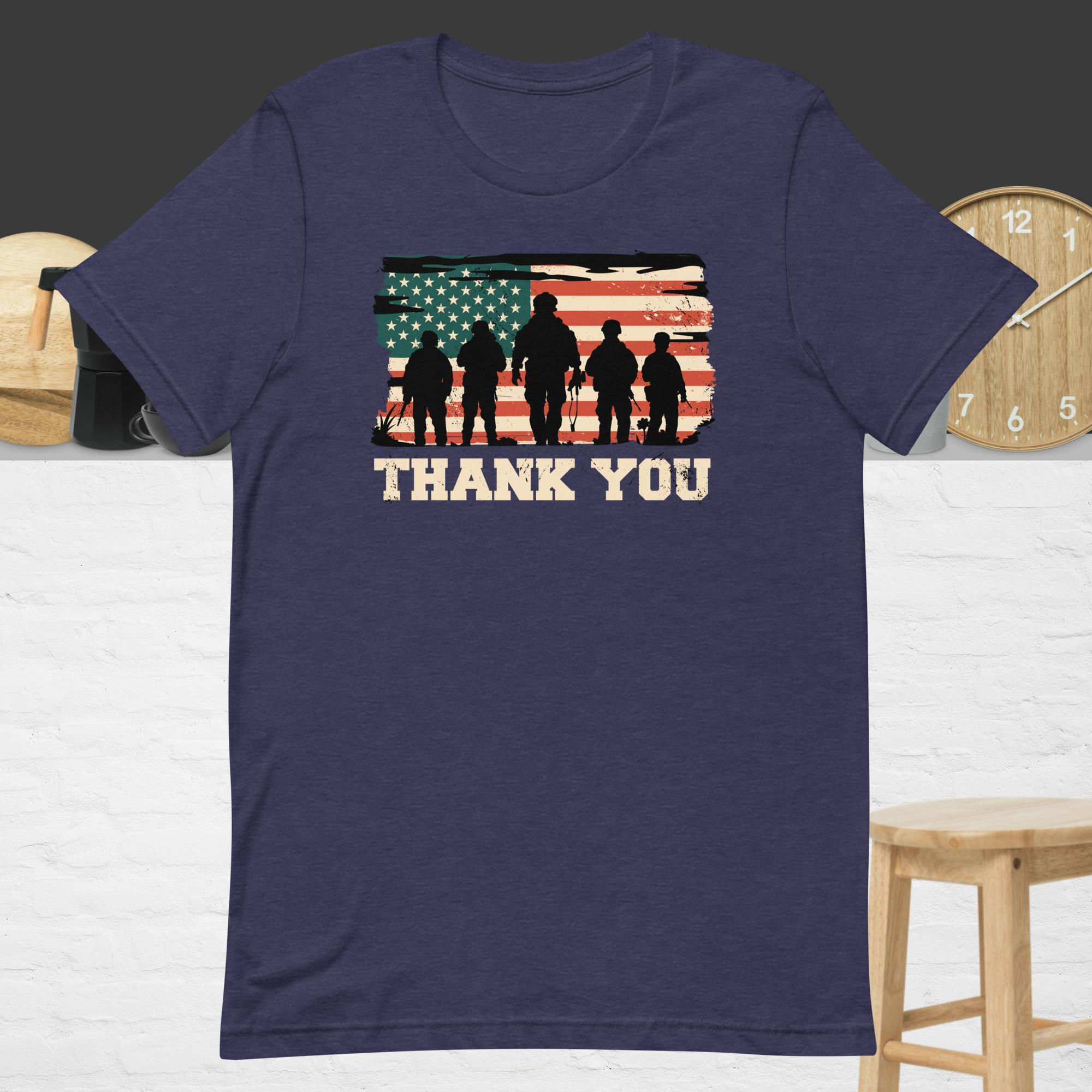 USA Flag Veterans Unisex T-Shirt
