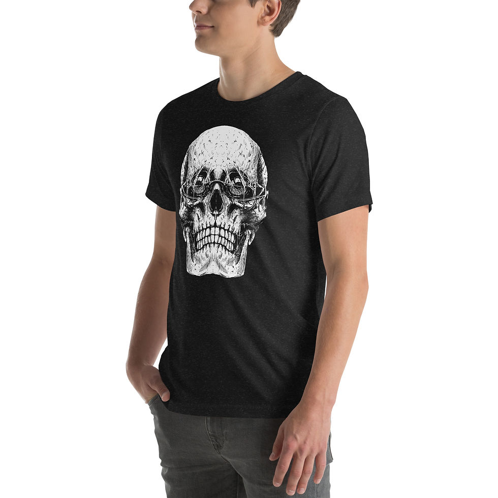 Thumbnail: Grunge Sunglasses Skull Unisex t-Shirt
