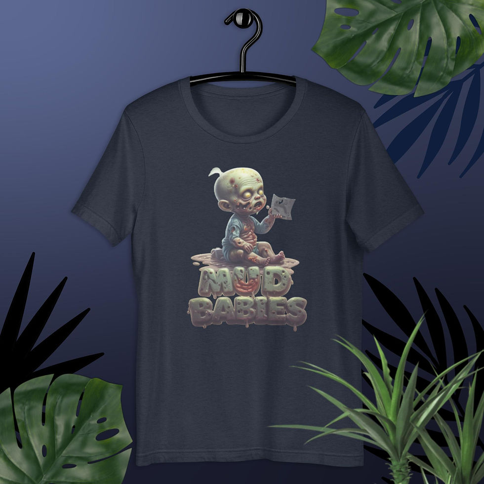 Thumbnail: Mud Babies Zombie1 Custom Print Unisex T-Shirt