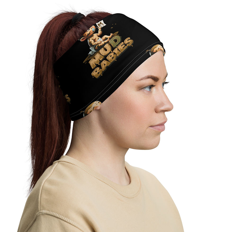 Thumbnail: Mud N=Babies Custom Neck Gaiter
