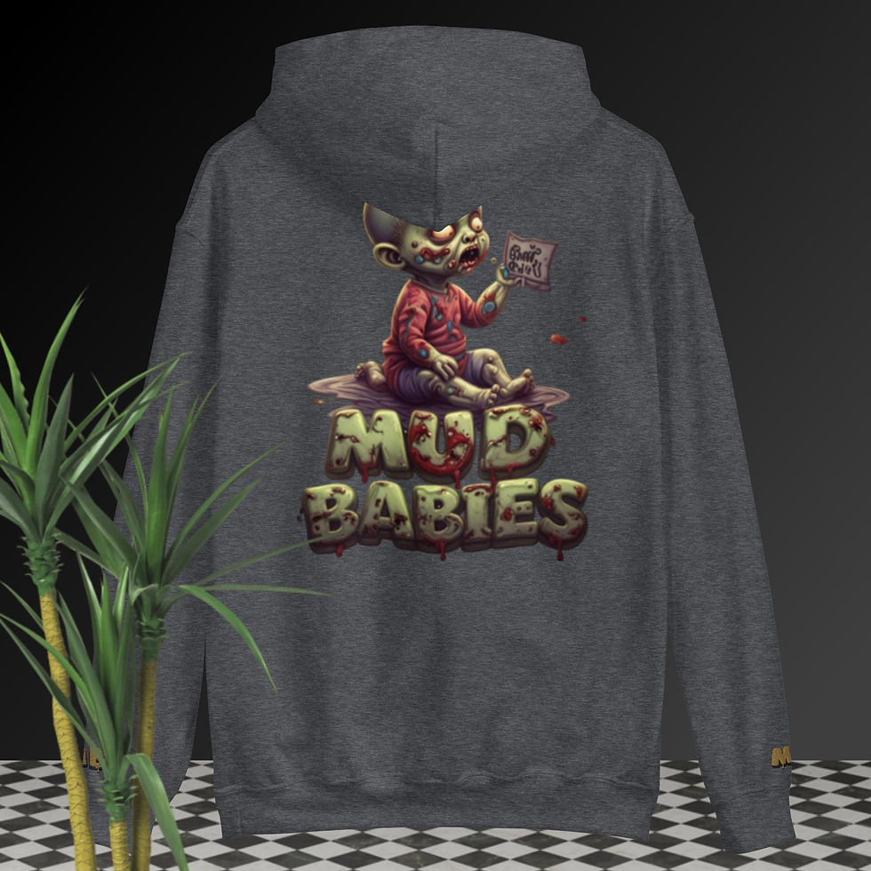 Thumbnail: Mud Babies Zombie 3 Unisex Hoodie