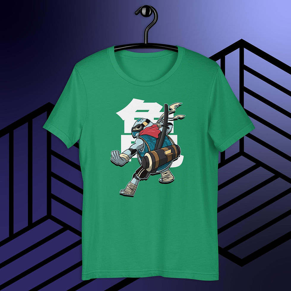 Thumbnail: Samurai Turtle warrior Unisex T-Shirt