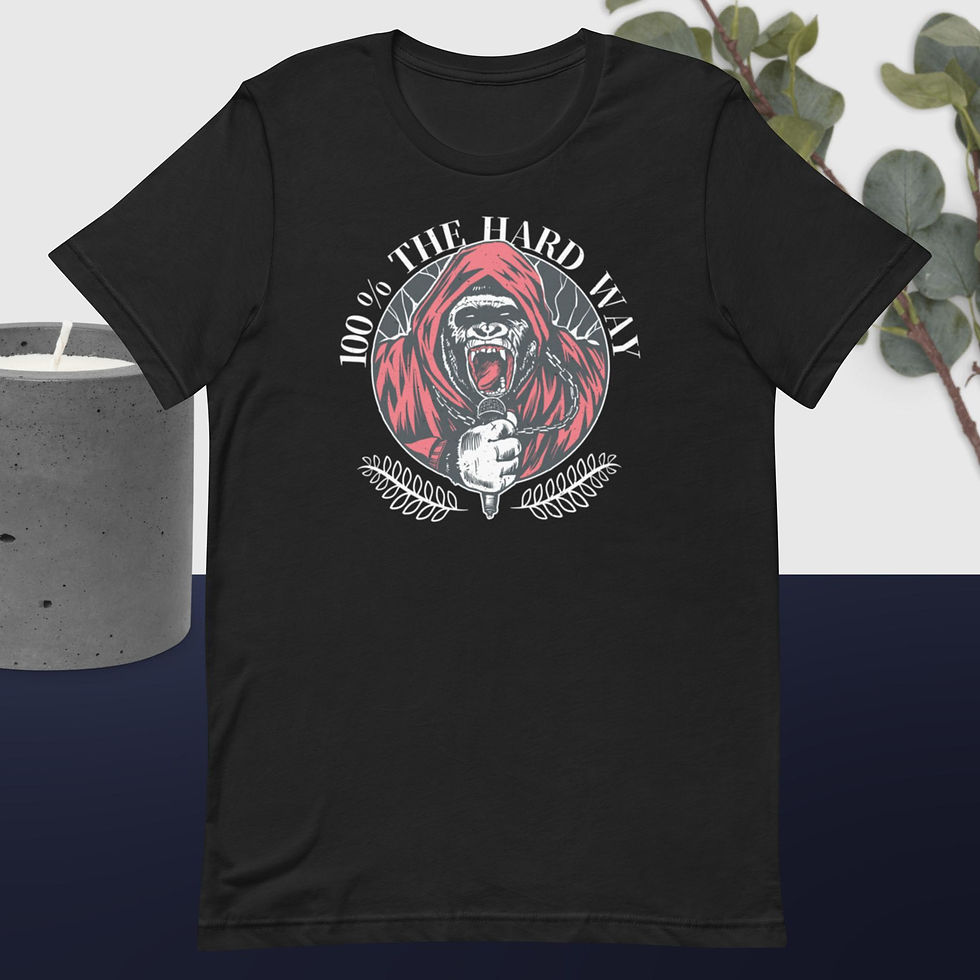 Thumbnail: Hardcore Music Gorilla Unisex T-Shirt