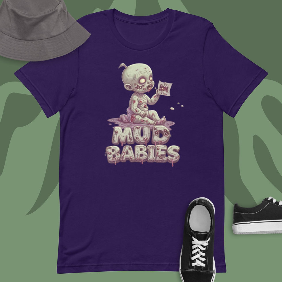 Thumbnail: Mud Babies Zombie 2 Custom Print Unisex T-Shirt