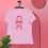 Thumbnail: Breast Cancer Fight Like Woman Ribbon Women's Relaxed T-Shirt