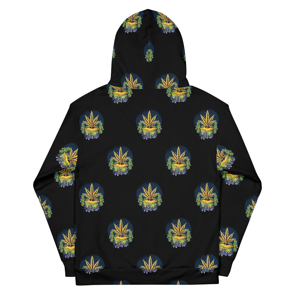 Thumbnail: Kush All-Over Unisex Cotton Hoodie