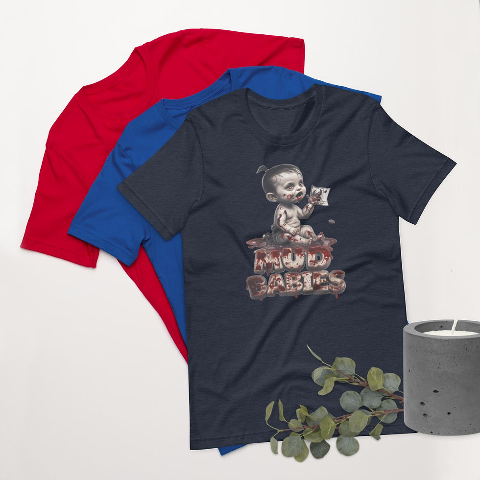 Thumbnail: Mud Babies Vampire 2 Custom Print Unisex T-Shirt